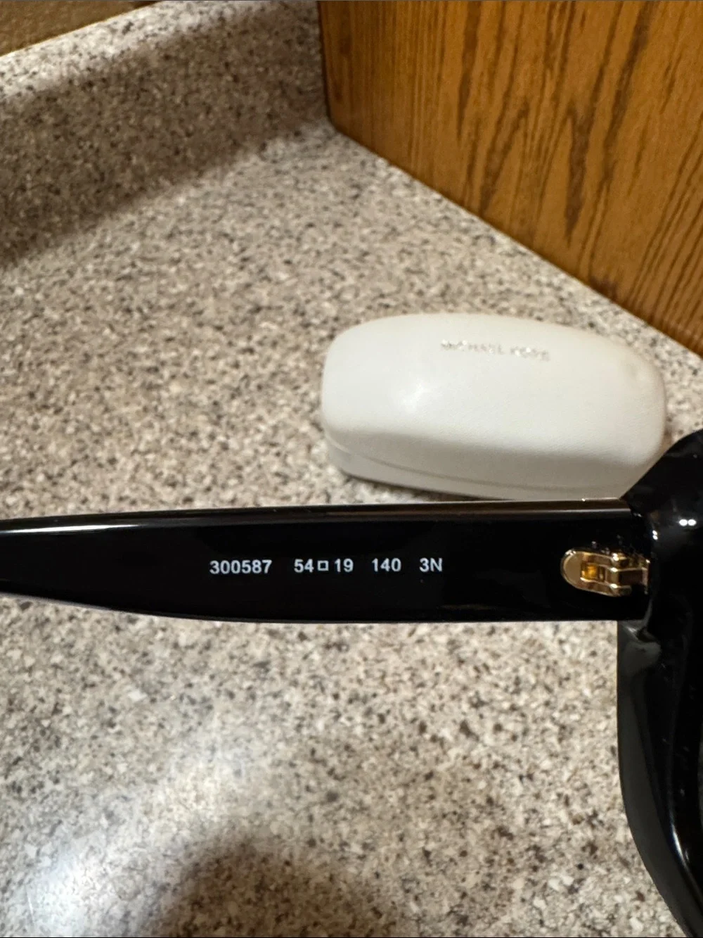 Michael Kors Black Square Frame Women's Sunglasses